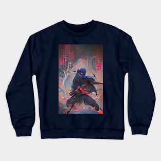 Black Ninja Crewneck Sweatshirt